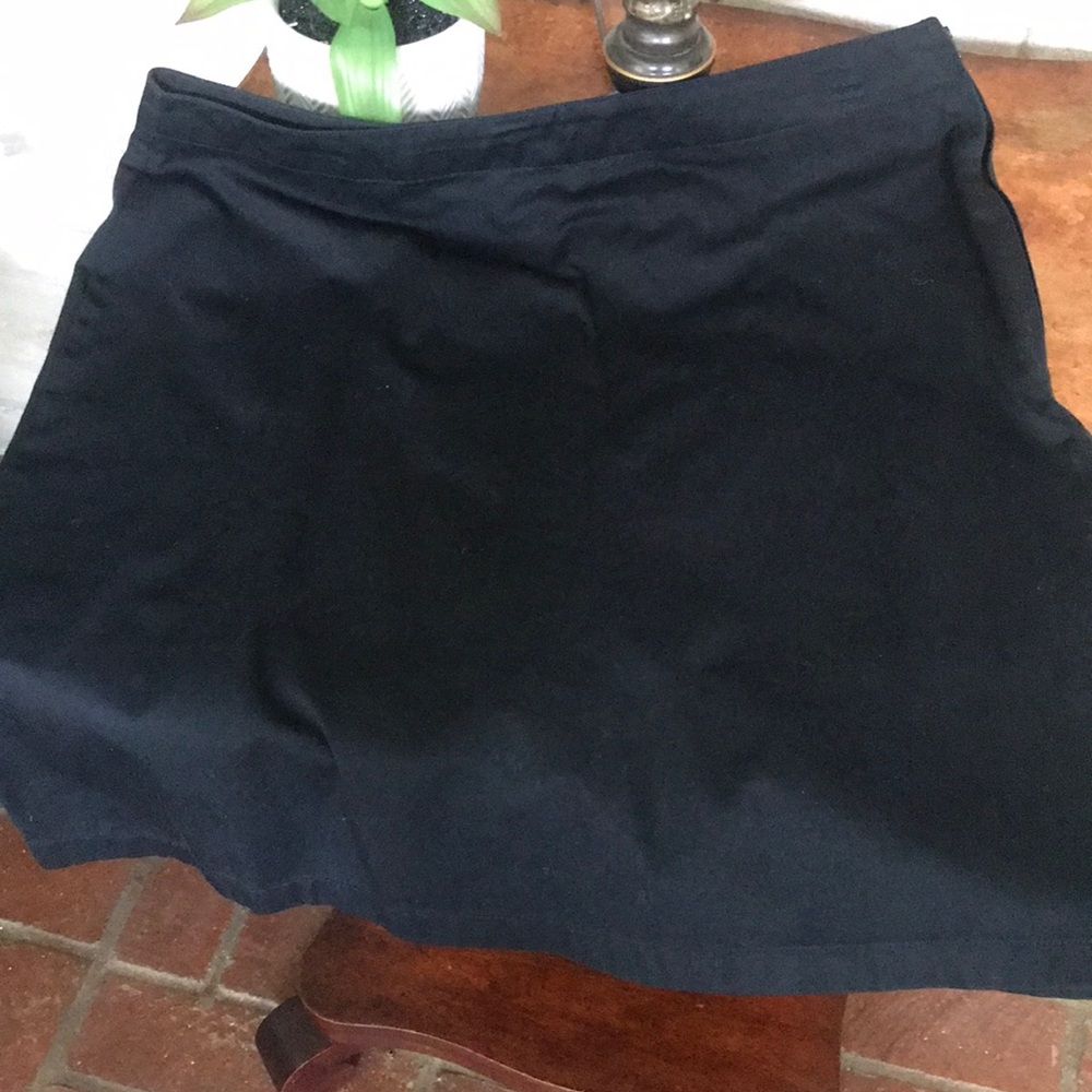 School uniform skirt black lands end size 8